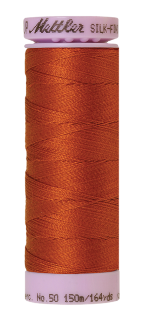 Copper (9105-0163) | Silk-Finish Cotton 50wt (150M / 164Y) | Mettler Thread